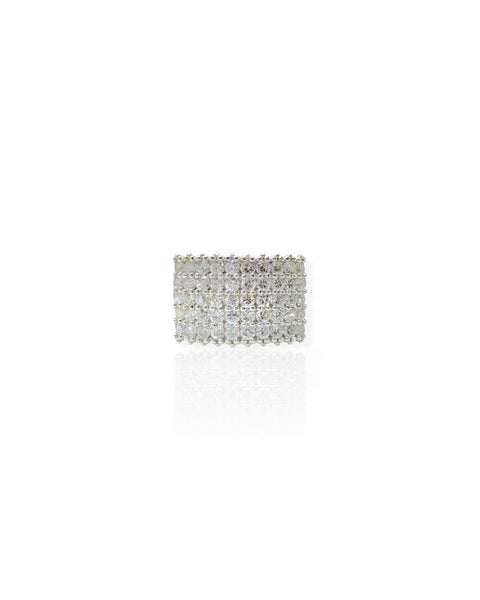 14k Gold Grid Ring (6.25)