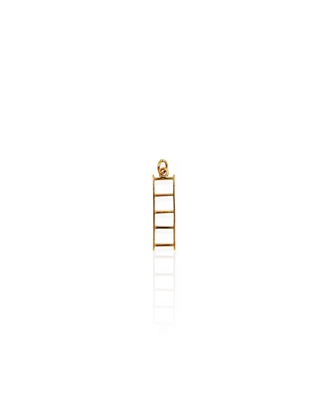 18k Gold Ladder Charm