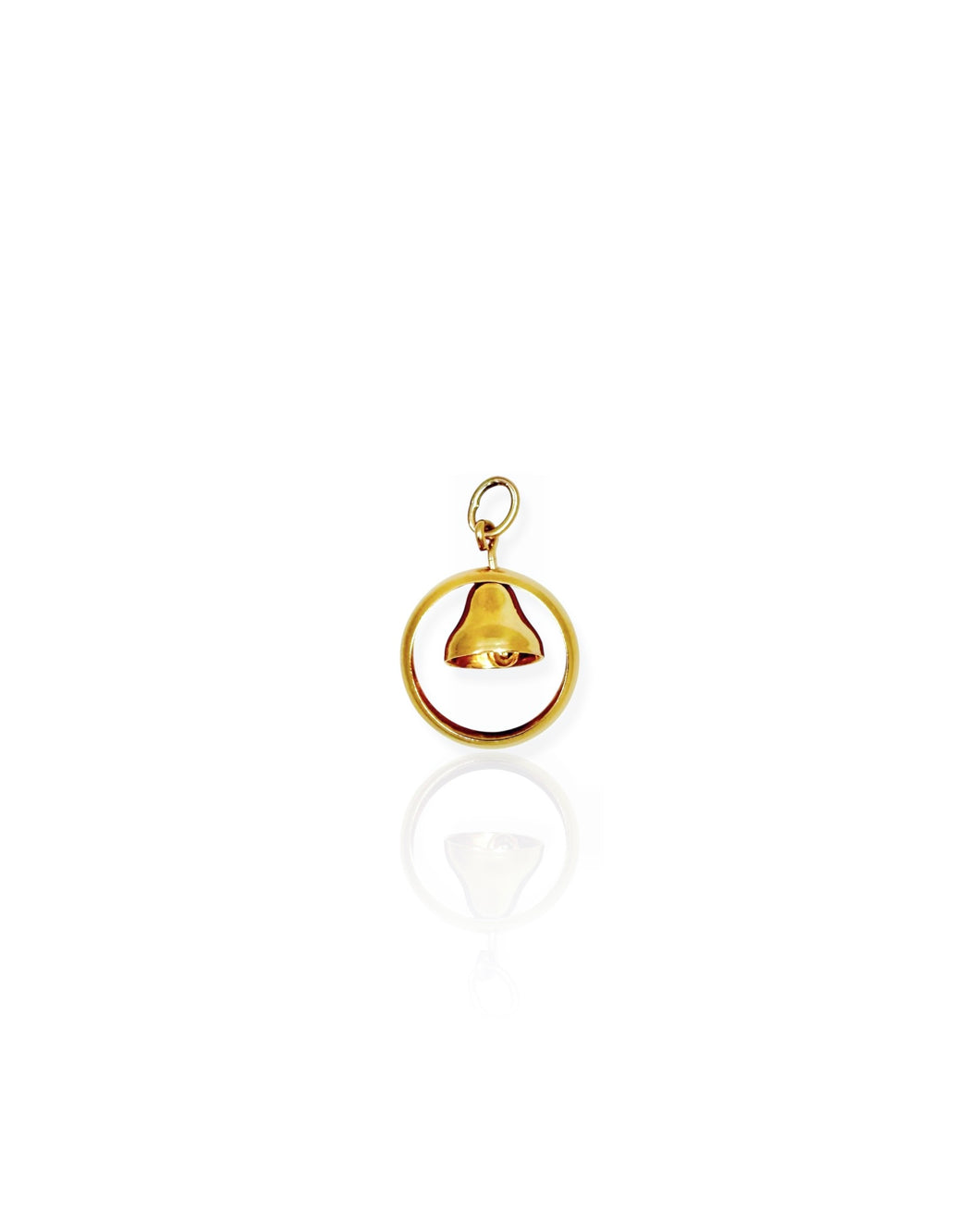 14k Gold Bell Charm