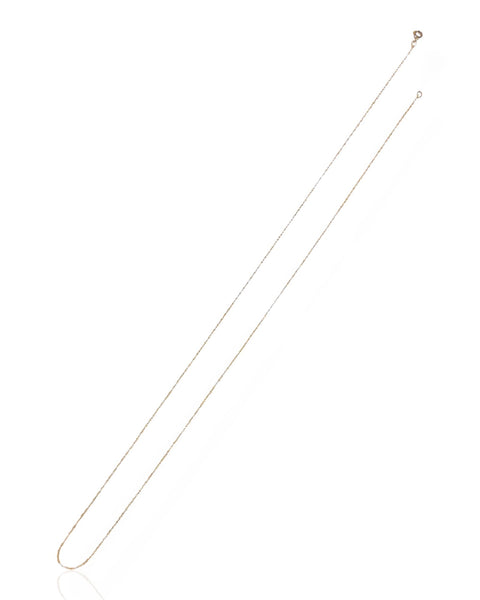 14k Gold Singapore Chain Necklace (18.25