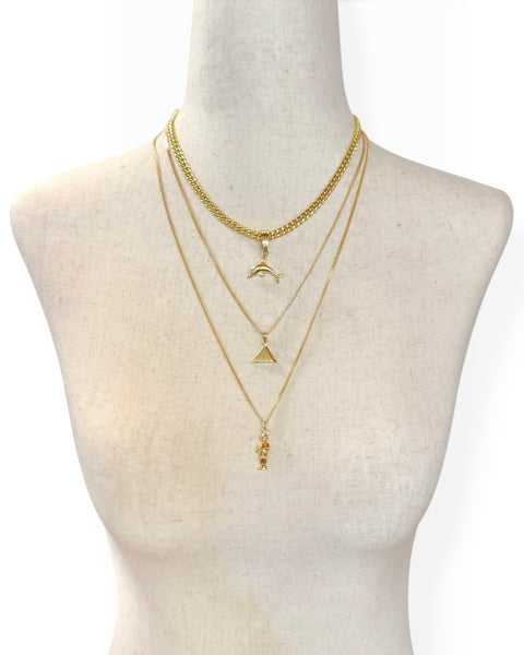 14k Gold Charm Holder