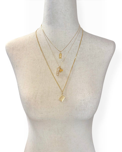 18k Gold Ladder Charm