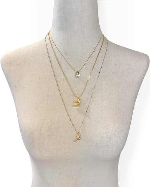 14k Gold Swinging Diamond Charm