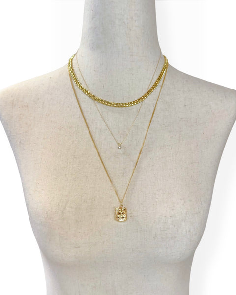 14k Gold Comedy and Tragedy Masks Charm