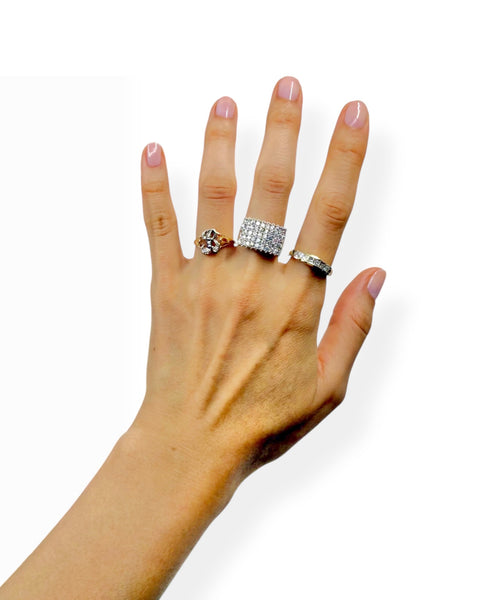 14k Gold Grid Ring (6.25)