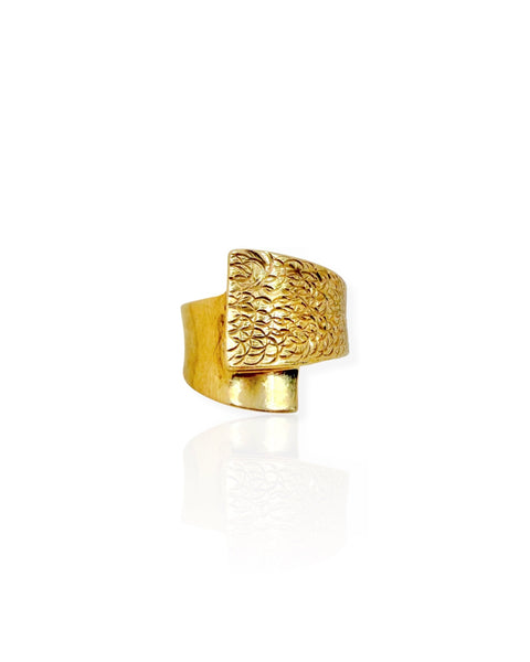 10k Gold Crossover Ring (8)