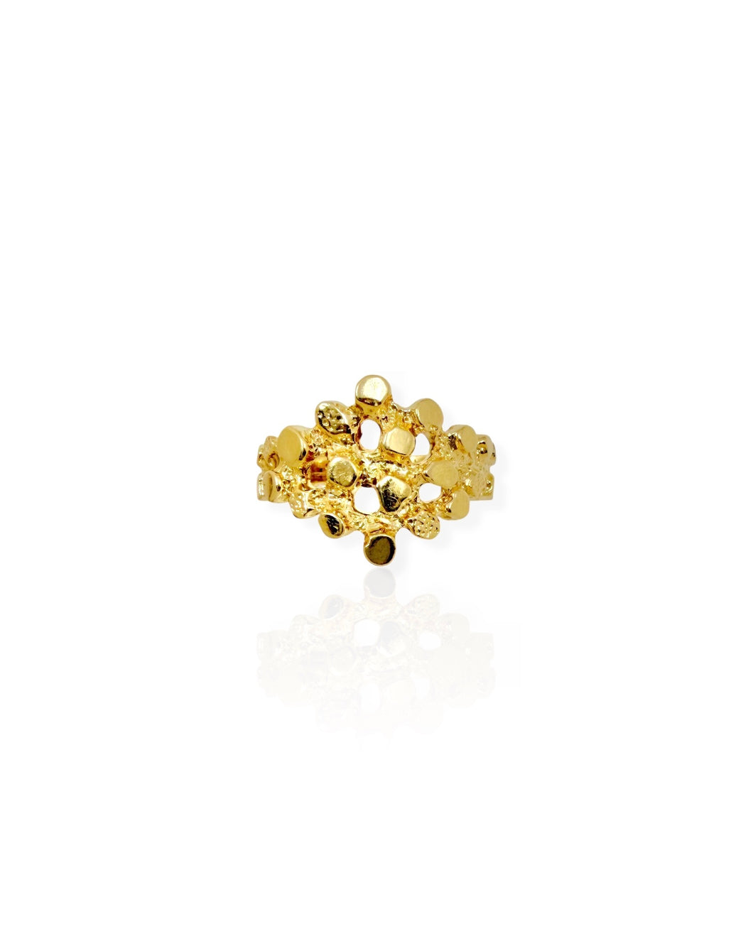 14k Gold Nugget Ring (5.75)
