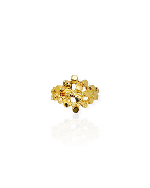 14k Gold Nugget Ring (5.75)