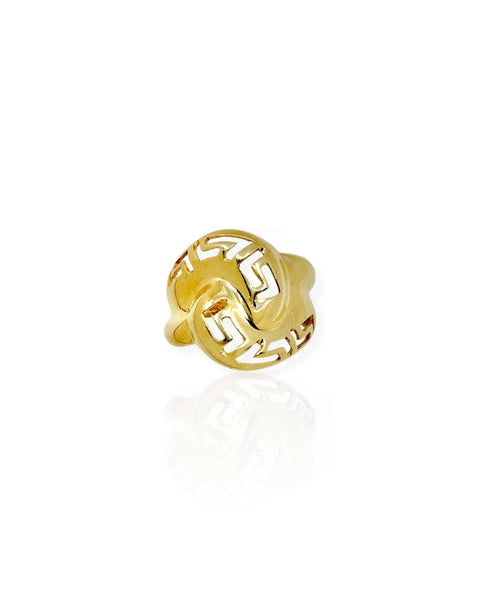 14k Gold Greek Key Knot Ring (8)