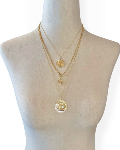 14k Gold Bride and Groom Charm