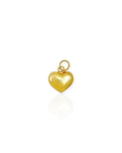 14k Gold Heart Charm