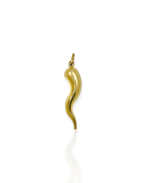 14k Gold Cornicello Charm