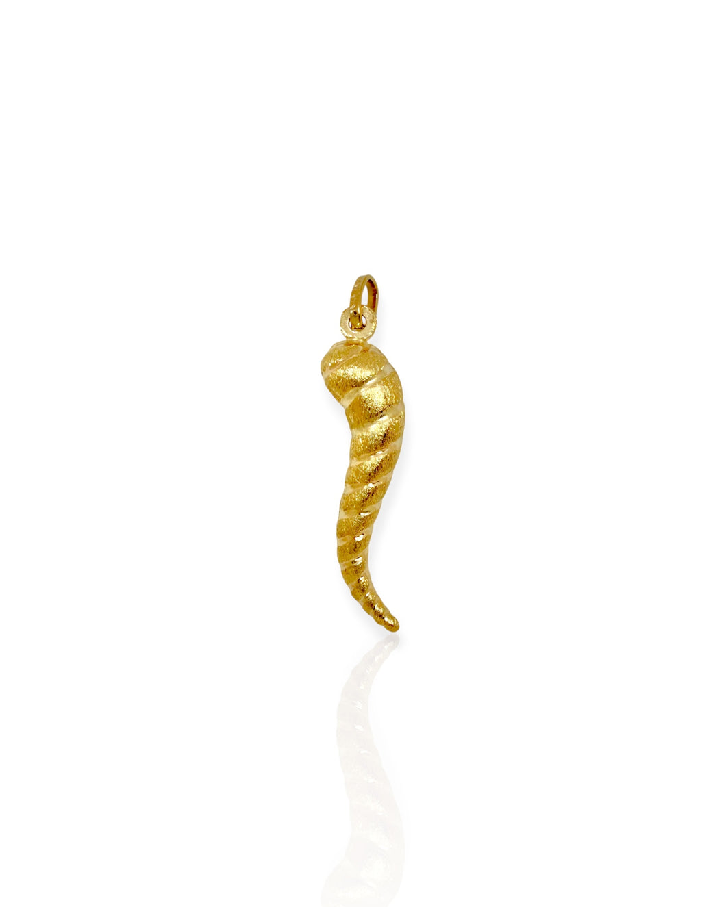 14k Gold Cornicello/Unicorn Horn Charm