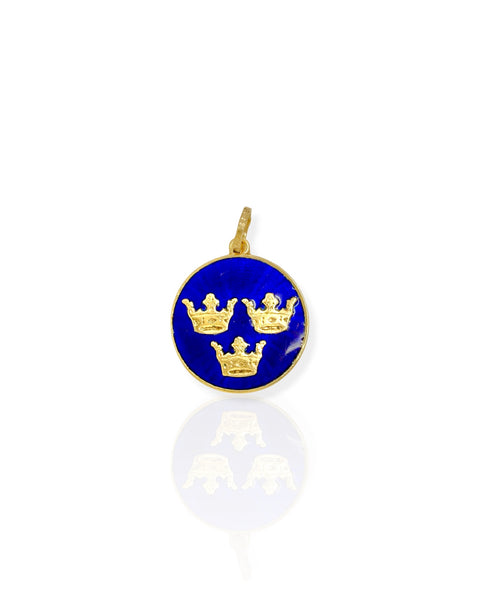 18k Gold Sweden Charm