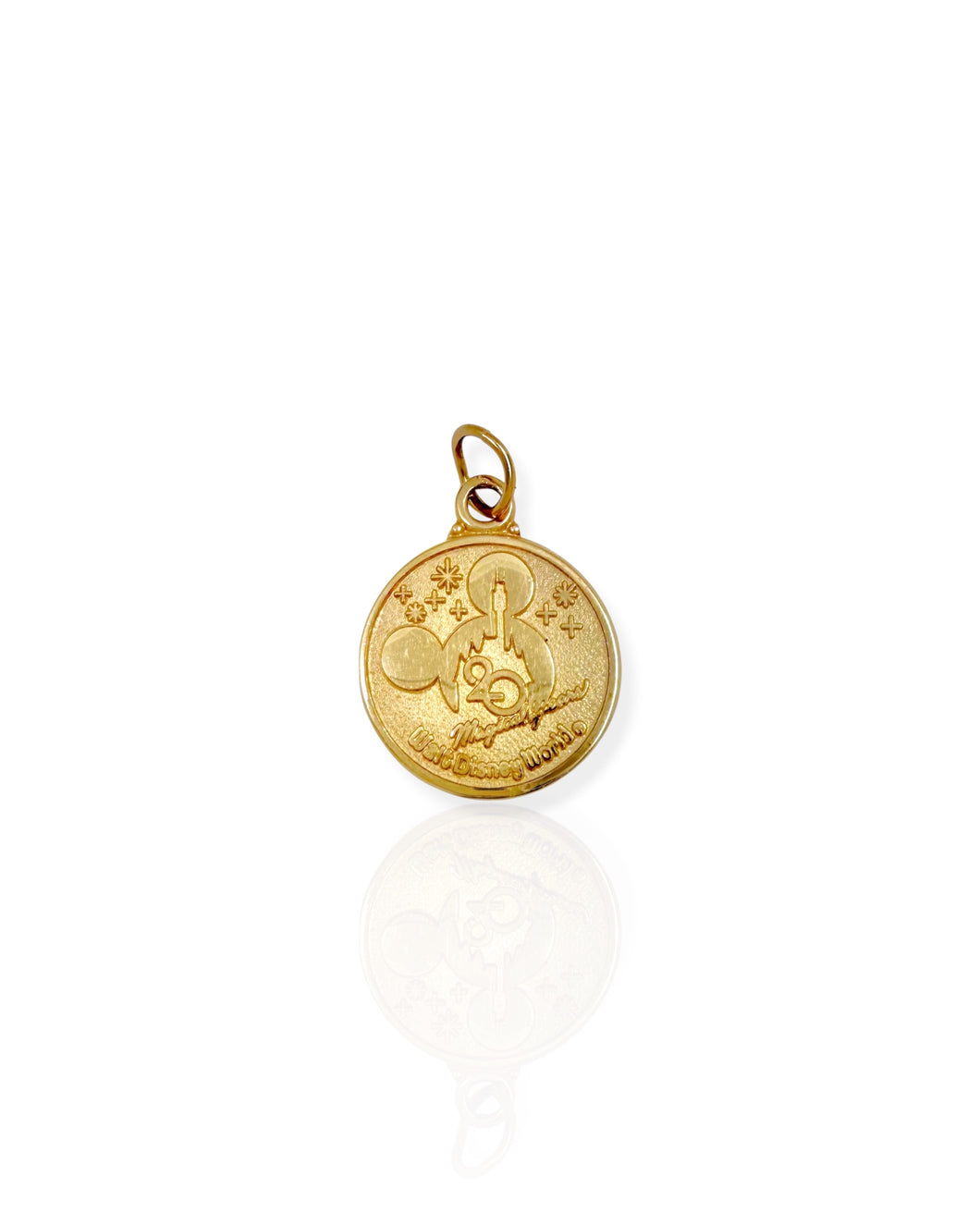 14k Gold Disney World 20 Year Anniversary Charm