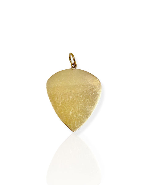 14k Gold Gibson Guitar Pick Charm