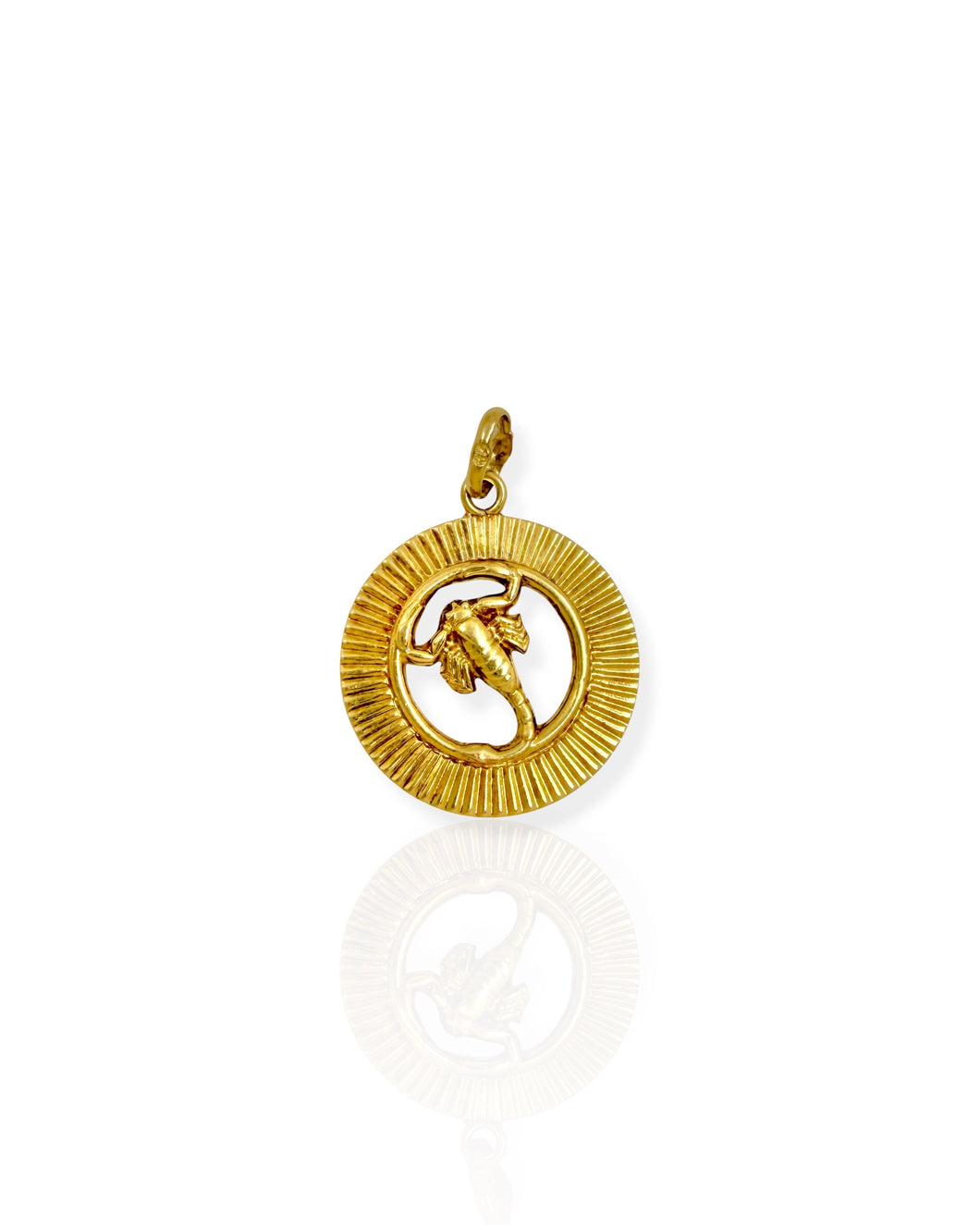 14k Gold Scorpion Charm