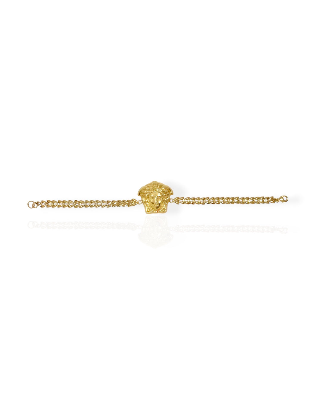 14k Gold Medusa Bracelet (7