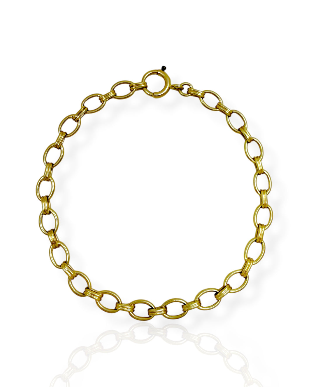 14k Gold Cable Chain Bracelet (7.5