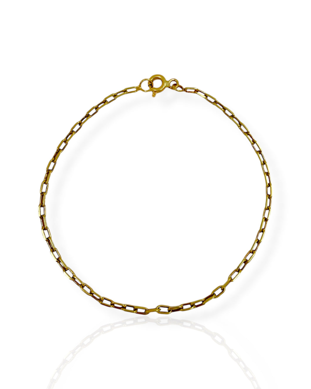 18k Gold Biker Chain Bracelet (7