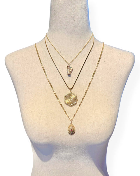 14k Gold Seashell Charm