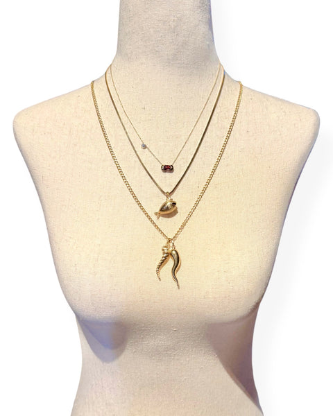 14k Gold Cornicello/Unicorn Horn Charm