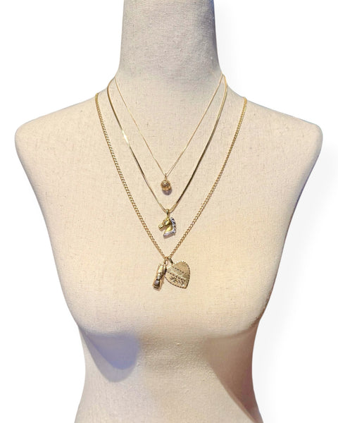 18k Gold Diamond Horse Charm