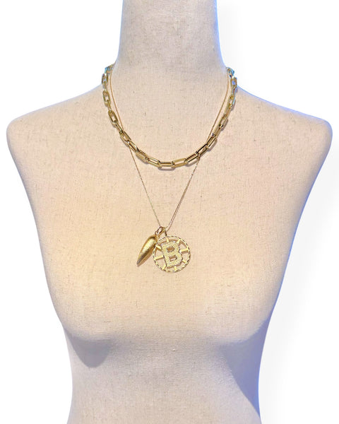 14k Gold Pendulum Charm