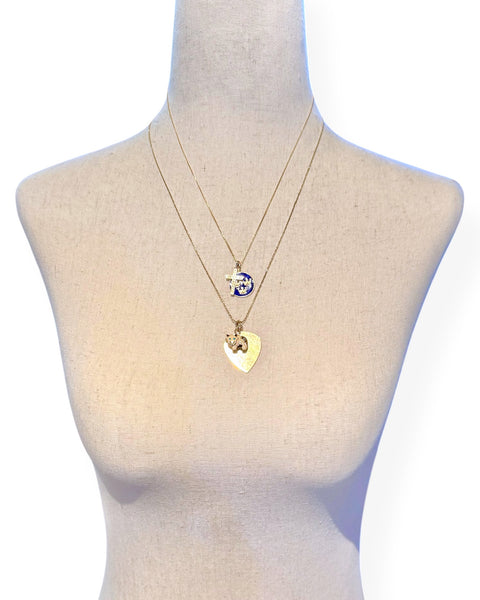 14k Gold Cross Charm