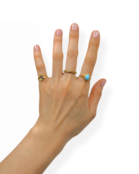 18k Gold Flower Ring (3)