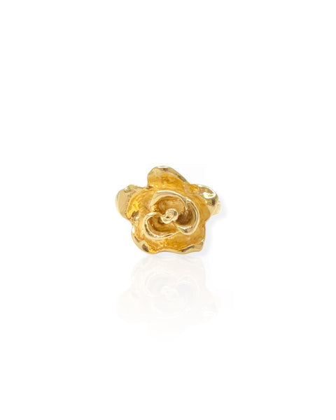 18k Gold Rose Ring (5.5)