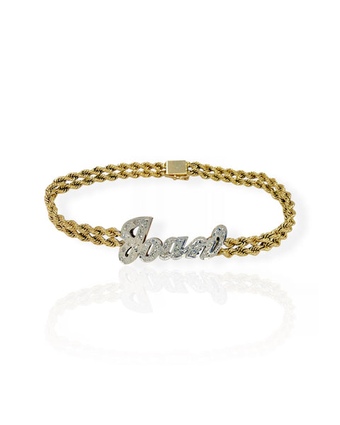 14k Gold Joan Bracelet (8