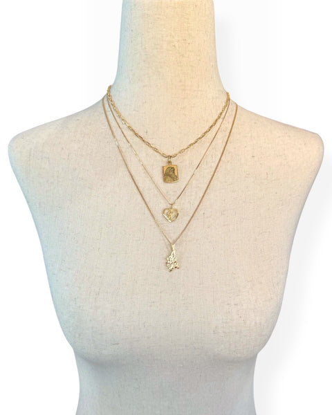 14k Gold Letter F Charm