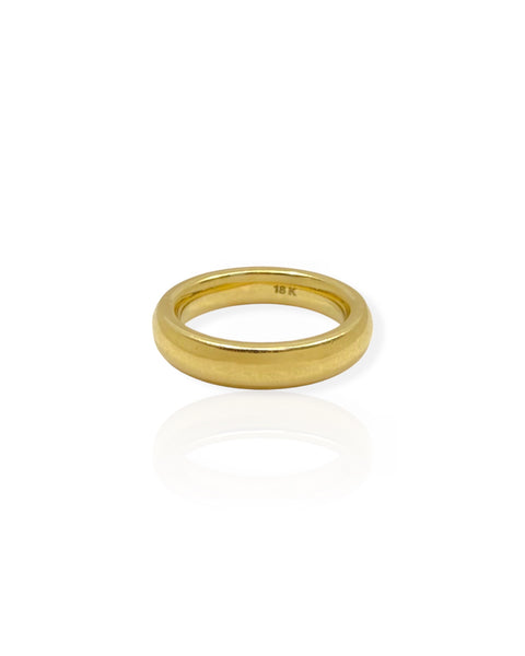 18k Gold Donut Ring (8.25)