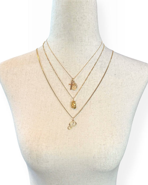 14k Gold Cross Charm