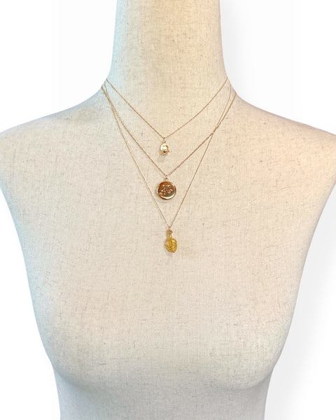 14k Gold Letter K Locket Charm