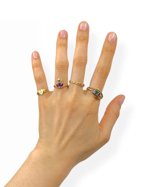 10k Gold Claddagh Ring (4)