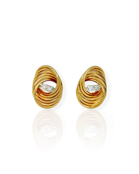 14k Gold Ring Earrings