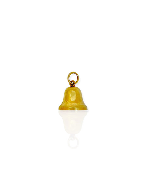 14k Gold Bell Charm