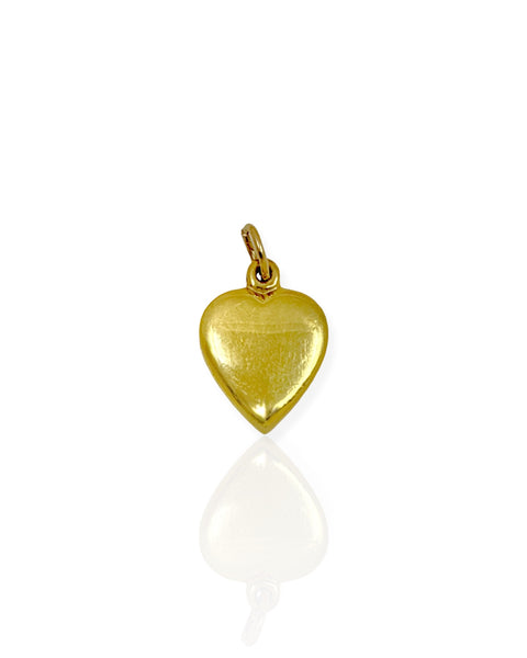 14k Gold Heart Charm