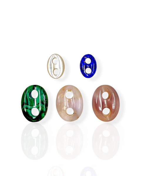 Gemstone Mariner Link Charms
