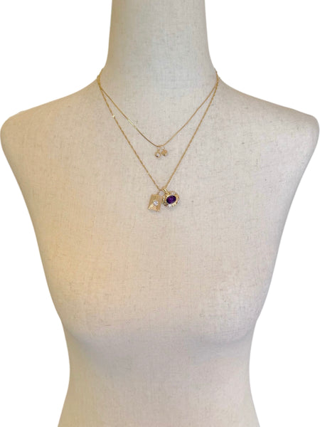 14k Gold Star Sphere Charm