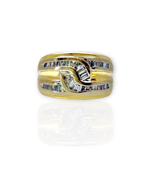 18k Hooked Diamond Ring (5.75)