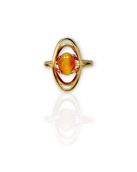 14k Gold Orbit Ring