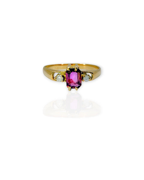 14k Ruby and Diamond Ring (6.5)