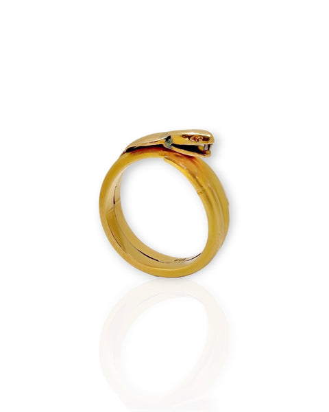 18k Gold Cobra Ring (7.5)
