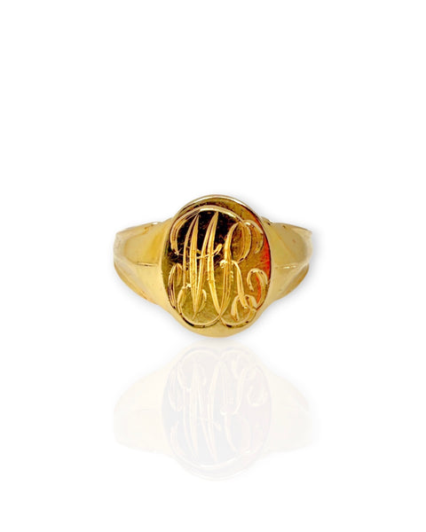 14k Gold MR Signet Ring (6)