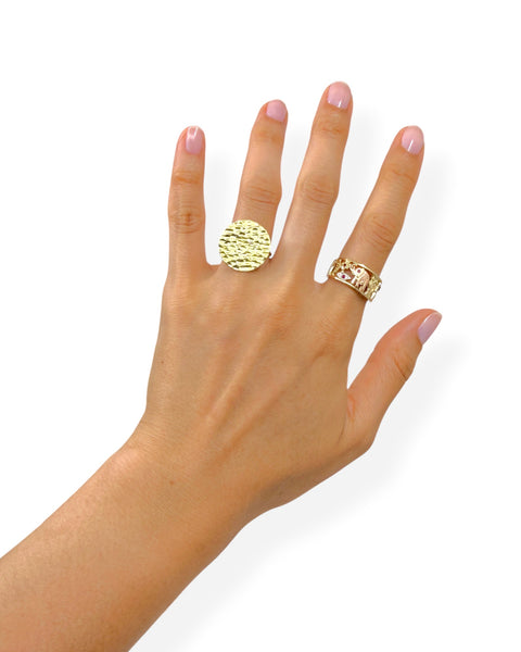 14k Gold Lucky Symbols Ring (7)