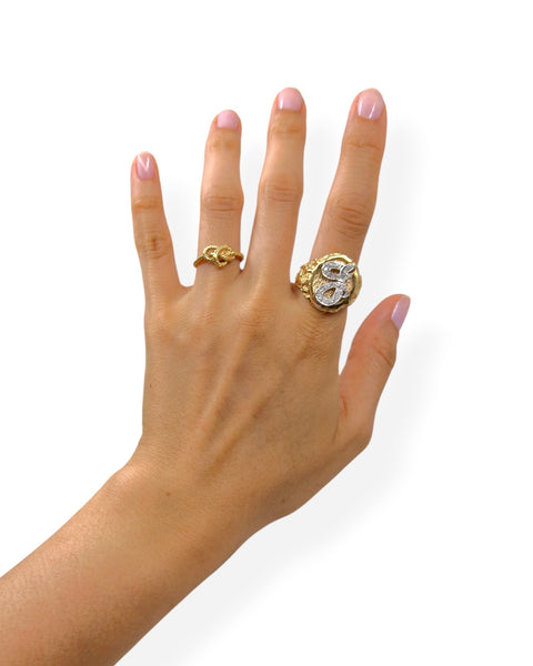 14k Gold Knot Ring (5.75)