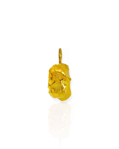 16k Gold Nugget Charm